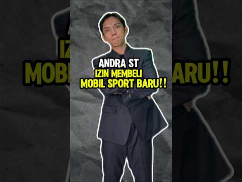 Andra St siap bangkit untuk membeli mobil sport mclaren lagi