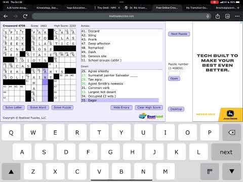 Boatload Crosswords Online