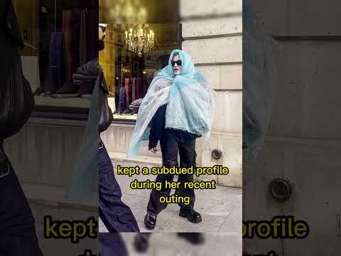 Madonna Cuts Disheveled Figure Wrapped in Scarf While Leaving Paris Hotel on Fashion Week Day