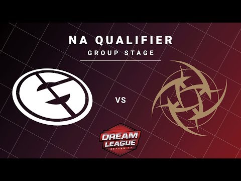 Evil Geniuses vs Ninjas in Pyjamas Game 2 - DreamLeague S13 NA Qualifiers: Group Stage