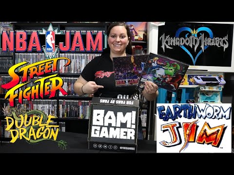 Unboxing The NEW BAM GAMER BOX - 2021 (Earthworm Jim, Street Fighter, NBA Jam, and More!)