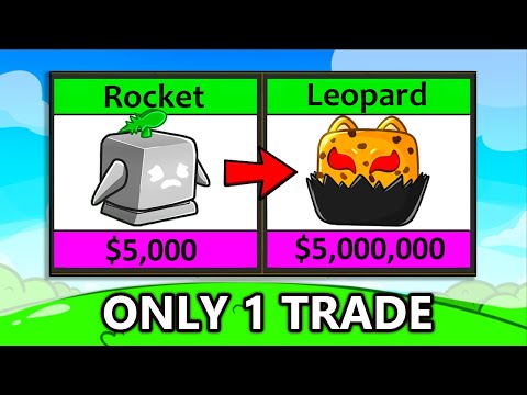 Trading to Leopard With 1 TRADE in 24 Hours (Blox Fruits)