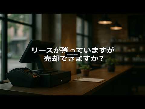 リースが残っていますが売却できますか?