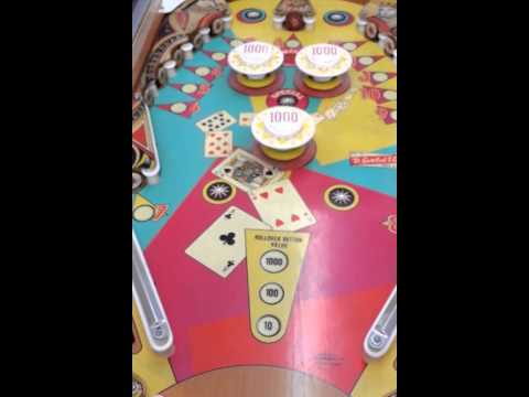 1974 Gottlieb Top Card pinball machine