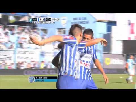 Gol de Garro. Rafaela 1 - Godoy Cruz 2. Fecha 28. Primera División 2015. FPT