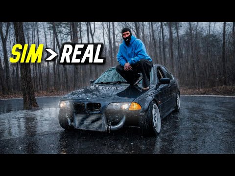 Can a Sim Drifter Drive a 500 Horsepower Drift Car? (Turbo e46)