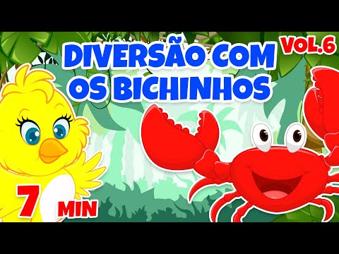 Diversão com os Bichinhos Vol. 6 - Giramille 7 min | Desenho Animado Musical
