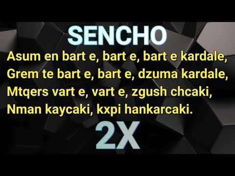 Sencho/Xudo (RedLight) feat Manch/Mets Hayq - Asum En Bart e KARAOKE