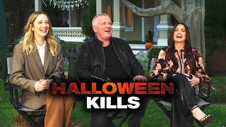 Halloween Kills: Kyle Richards, Judy Greer, Anthony Michael Hall on Sequel and Michael Myers video