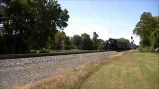 preview picture of video 'Southern 630 leads the NS 060 at Attalla'