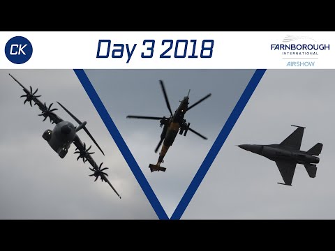 Farnborough Airshow 2018 Day 3 Highlights