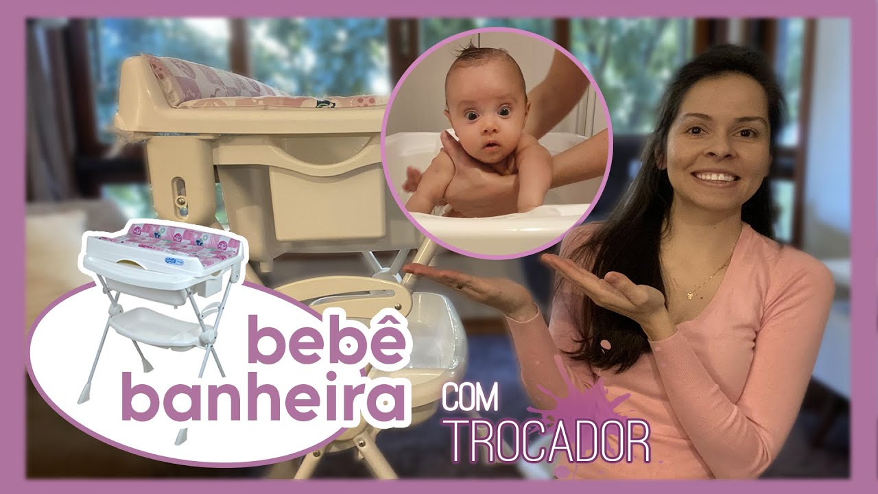 BANHEIRA BEBÊ COM TROCADOR - Burigotto Splash