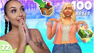 ON DÉMÉNAGE DANS LE COIN RICHE 💸*100 baby challenge* EP72 | sims 4
