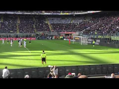 Rigore di Icardi inter atalanta 7-1