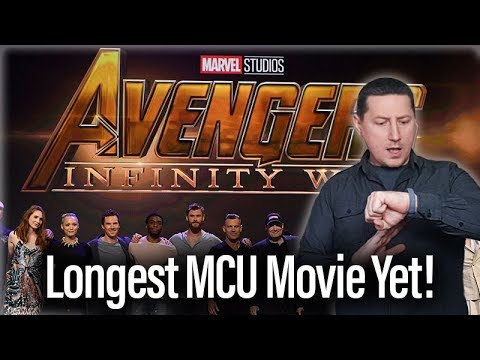 Avengers: Infinity War To Be Longest Marvel Movie Yet