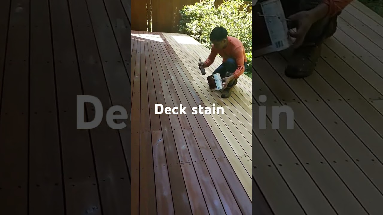 Deck staining Services / Deck Restoration
