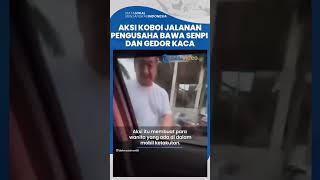 Aksi Koboi Jalanan Pehobi Ikan Koi di Bandung, Bawa Senpi & Gedor Kaca Mobil Pengendara Lain