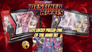 Opening Team Rocket Mewtwo EX & Cynthia's Garchomp Premium Collection Pulled a SIR 😲💥Destined Rivals