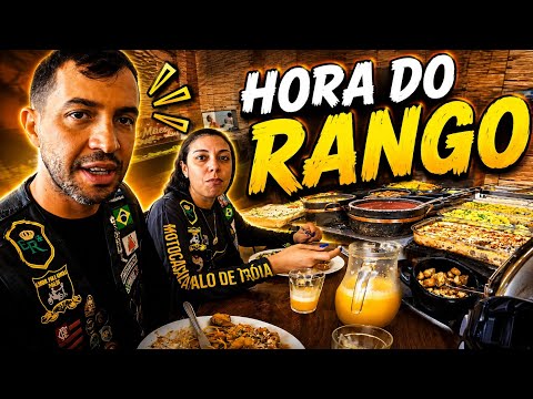 Essa PARADA para ALMOÇAR nos surpreendeu! 😱🍽️🏍️ | Para onde estamos indo?