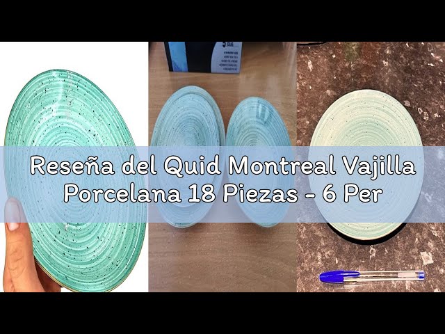 Vídeo relacionado con Quid New Renova Set 6 Tazas Con Plato Porcelana 20cl Porcelana Apto Microondas Reciclable