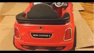 Mini Cooper S 6V Power Wheel (Kidtrax) Review - WATCH BEFORE YOU BUY!