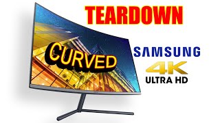 4K Curved Screen PC Monitor teardown, Samsung U32R590CWE