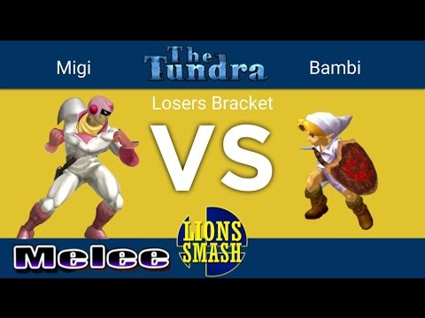 The Tundra #2 - Migi (Captain Falcon) vs Bambi (Young Link) - SSBM Losers Bracket - Smash Melee