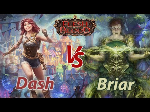 Dash vs. Briar - Armory Match: Blitz Flesh and Blood TCG Gameplay