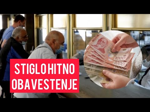 Stiglo HITNO obavestenje! SUTRA LEŽU PARE NA RAČUN! Brzo proverite