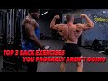 Top 3 Back Exercises You're Not Doing for a THICK AND WIDE BACK