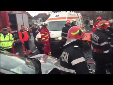 Hunedoara. Accident rutier grav, pe DN 66