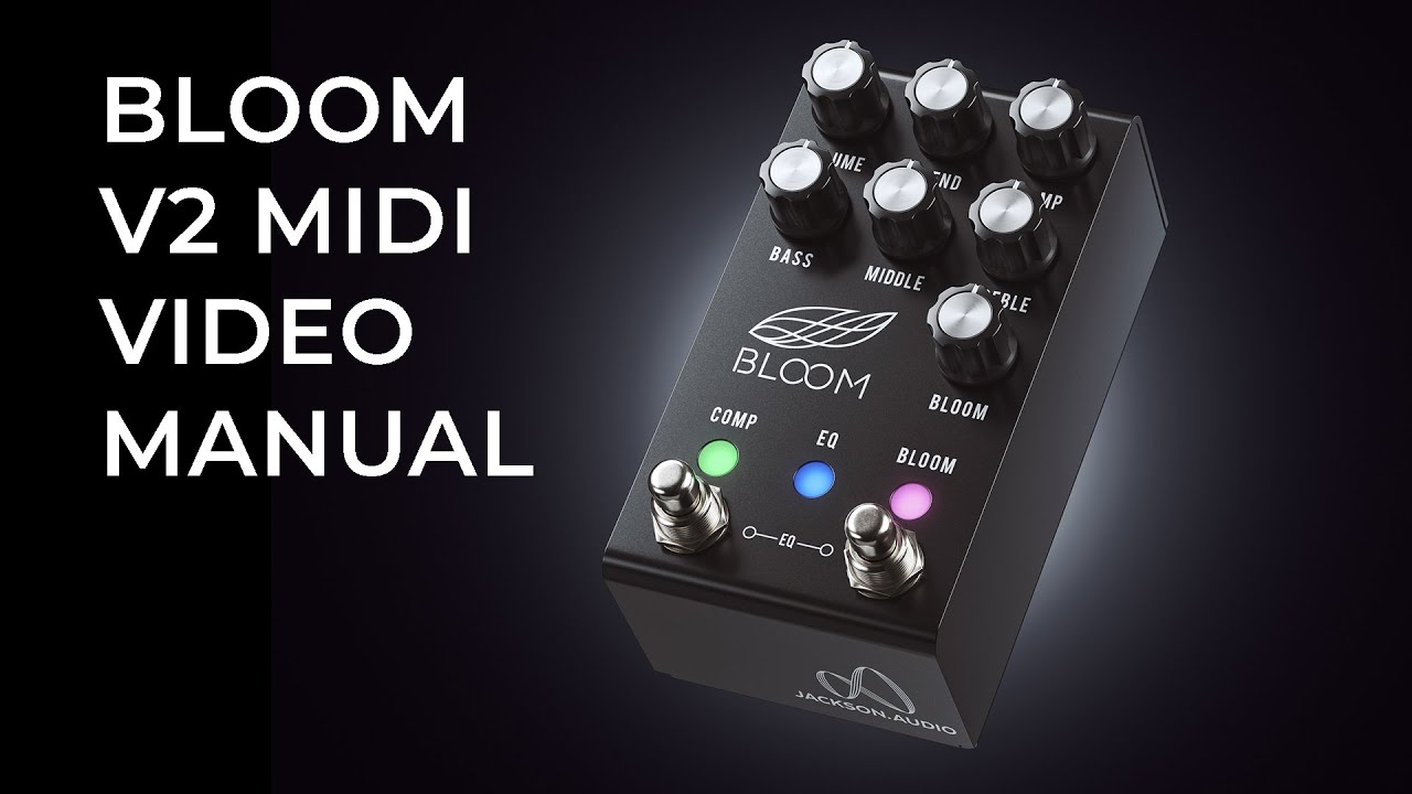 Jackson Audio BLOOM V2 SILVER Comp / EQ / Boost Pedal