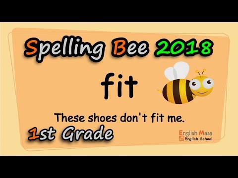 1st Grade Spelling Bee Training Video