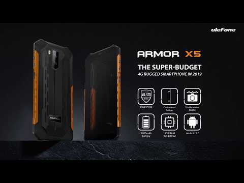 The super-budget 4G rugged phone Ulefone Armor X5 official introduction video