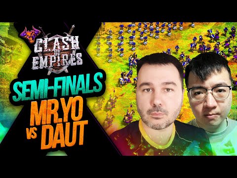 DAUT vs MR.YO SEMIFINAL CLASH OF EMPIRES - EPIC STORY GAME #ageofempires2