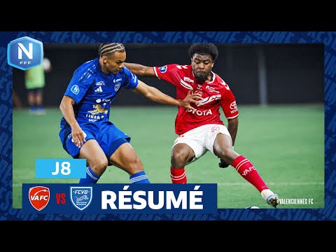 J8 I Valenciennes FC – FC Villefranche B. (2-2), le résumé I National FFF 2024-2025