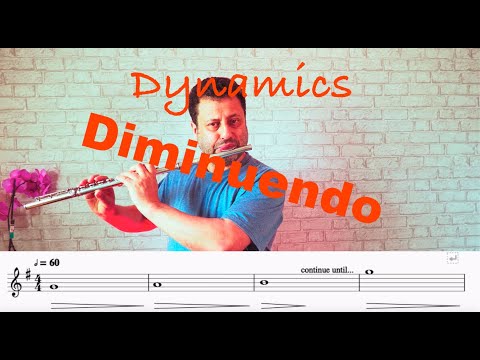 Flute Lesson:  How to practice Dynamics: Diminuendo