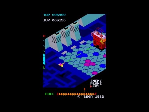 Lukozer Retro Game Review 297 - Zaxxon - Arcade Coin-Op