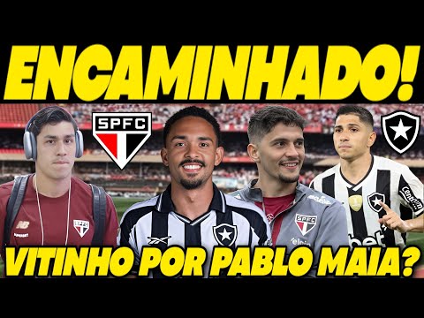 ACORDOU AVANÇADO! TROCA BOMBÁSTICA MUDA TUDO NO SÃO PAULO! VITINHO POR PABLO MAIA!? 