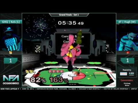 New Foes Appear 9 - dT_HugS (Samus) vs. GHQ | Kels (Fox) - SSBM - Grand Finals