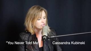 Cassandra Kubinski Performs YOU NEVER TOLD ME on The Time Machine