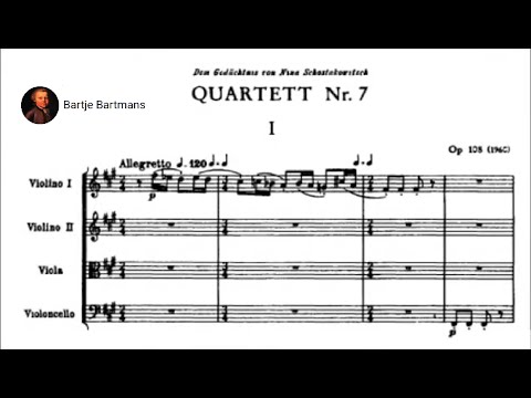Dmitri Shostakovich - String Quartet No  7, Op. 108 (1960)
