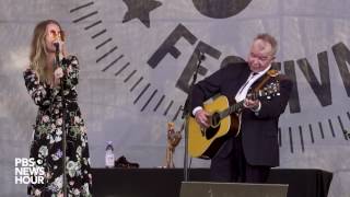 John Prine sings 'In Spite of Ourselves' duet at Newport Folk Festival