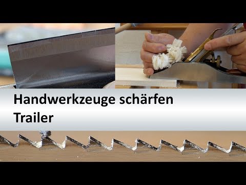 Onlinekurs Werkzeuge schärfen - Trailer