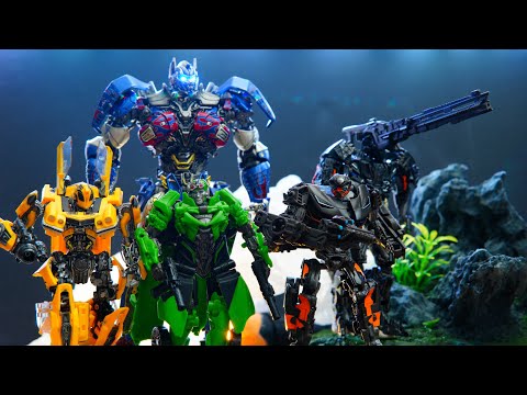 Transformers Stop Motion - Ambush! Lockdown vs Autobots Ep.1