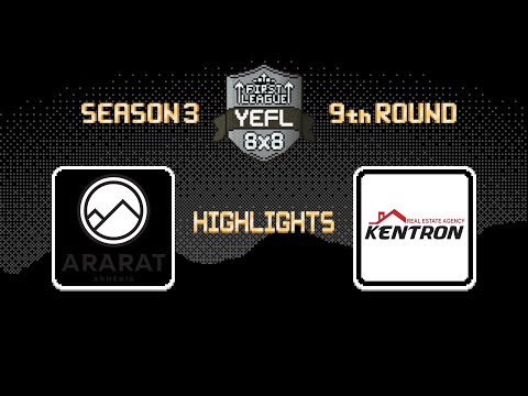 Highlights YEFL 8x8 «FIRST LEAGUE» - Ararat Armenia 2:2 Kentron Real Estate