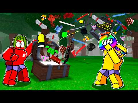 99 Nights in the Forest🔦 But ALL LOOT DROPS Are Random
