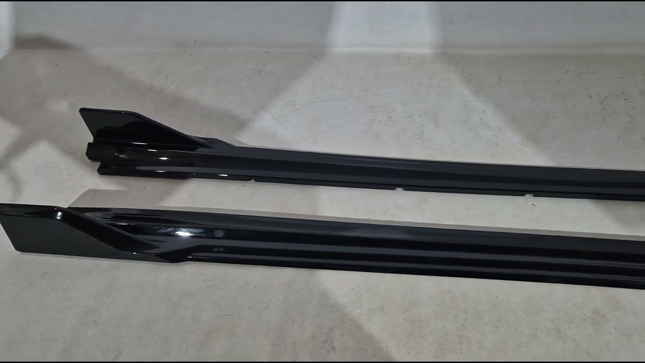 Накладки на пороги Black Warrior Video 1