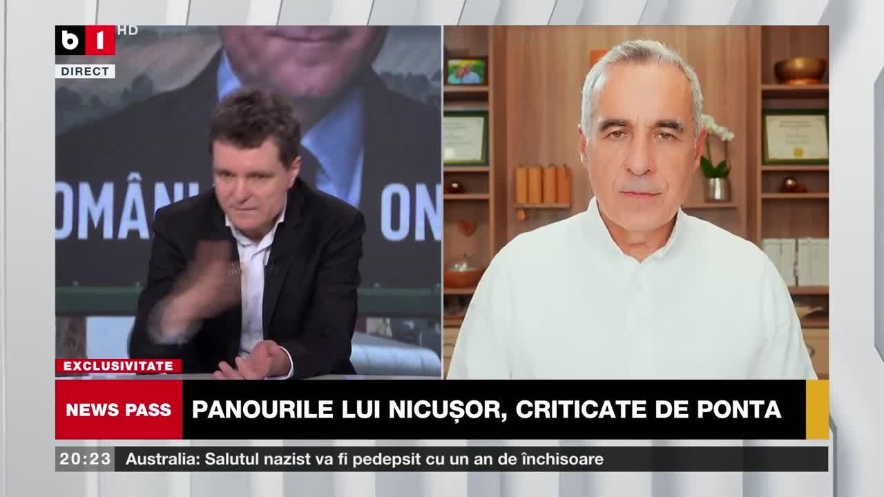 NEWS PASS. NICUȘOR DAN, REPLICĂ ÎN DIRECT PENTRU LASCONI. PANOURILE LUI NICUȘOR, CRITICATE DE PONTA