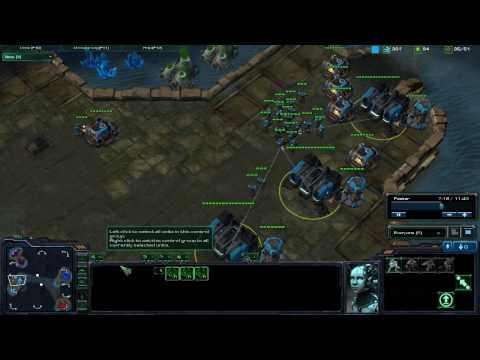 Starcraft 2 Beta - 2v2 - Marine/Zealout Rush
